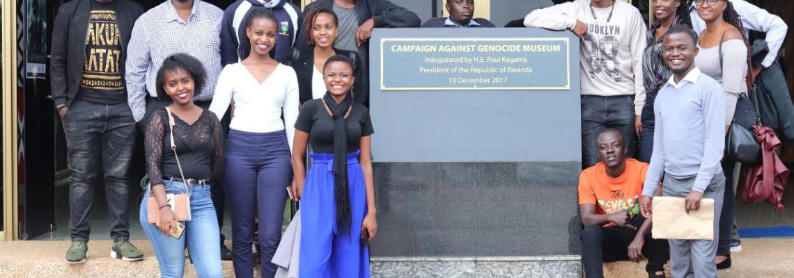 Kisumu Campus - School of Law, International Criminal Law students t at parliament in Kigali, Rwanda.