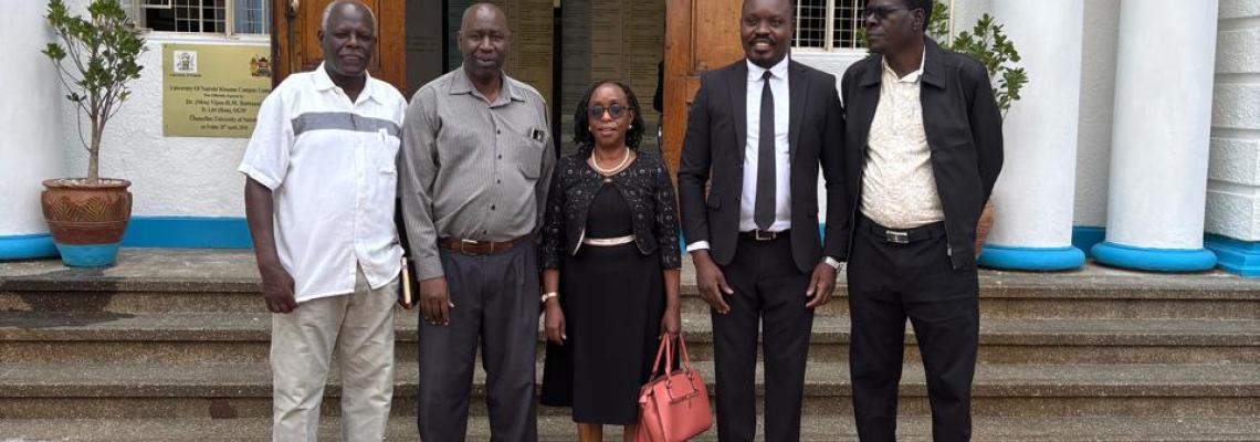 Visit by Prof. Winifred Kamau , Dean, Faculty of Law, University of Nairobi
